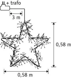 Éclairage De Noël En Forme De étoile -Noël Décorer Magasin 090772c467ee48f2ae3e2ff14da5fe78