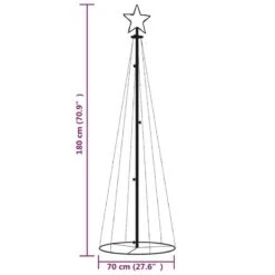 VIDAXL Arbre De Noël Cône -Noël Décorer Magasin 0cde196502024a21943645f9a49878ff