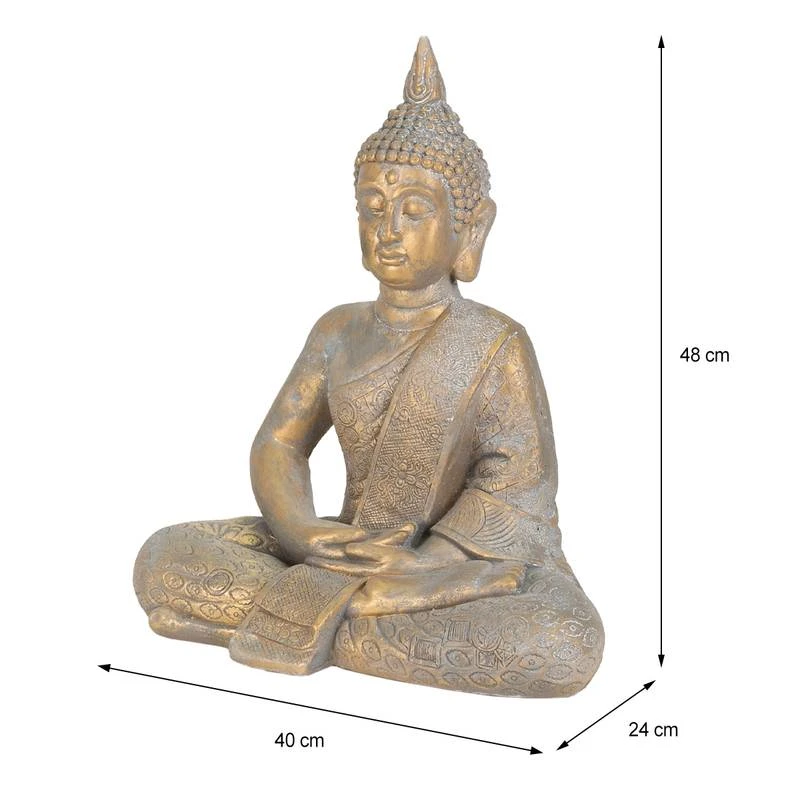 Figure De Bouddha 40x24x48 Cm Bronze 5 Figure De Bouddha 40x24x48 Cm Bronze – Image 5