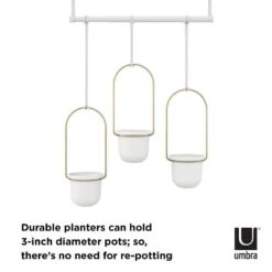 Umbra Lot De 3 Pots Suspendus Triflora -Noël Décorer Magasin 1000247901 210216 15365300035 DETAILS P000000001000247901