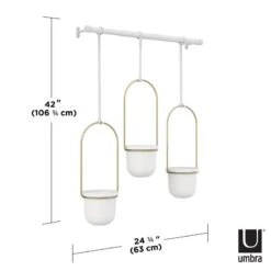 Umbra Lot De 3 Pots Suspendus Triflora -Noël Décorer Magasin 1000247901 210216 15365300038 DETAILS P000000001000247901