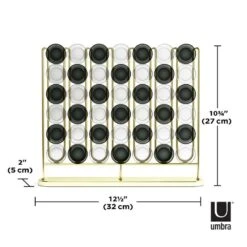 Umbra Jeu Puissance 4 Stax Brass -Noël Décorer Magasin 1000317007 220112 13111800806 SKETCH DETAILS P000000001000317007 sketch