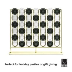 Umbra Jeu Puissance 4 Stax Brass -Noël Décorer Magasin 1000317007 220112 13111900808 SKETCH DETAILS P000000001000317007 sketch