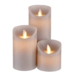 Bougies LED GROWING FLAME (lot De 3) -Noël Décorer Magasin 1000339146 220310 010 IMAGE P000000001000339146
