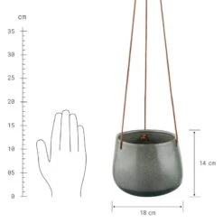 Pot De Fleur à Suspendre POTTERY 5 Pot De Fleur à Suspendre POTTERY -Noël Décorer Magasin 1000341424 220317 040 DETAILS P000000001000341424