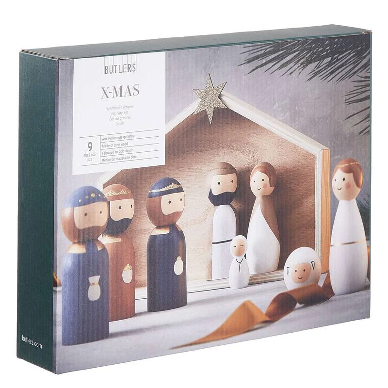 Crèche Avec Personnages X-MAS - 9 élém. 8 Crèche Avec Personnages X-MAS - 9 élém. – Image 8