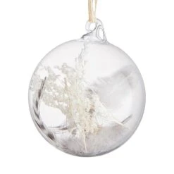 Boules De Noël HANG ON Fleurs - Lot De 4 -Noël Décorer Magasin 1000405966 230922 040 DETAILS P000000001000405966