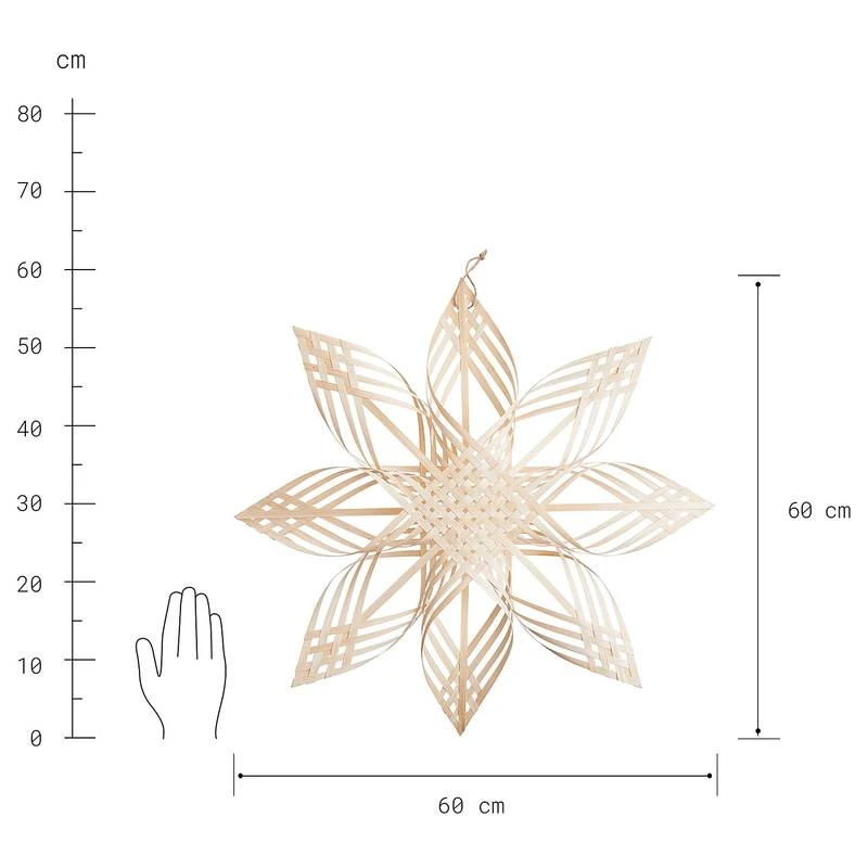 Étoile En Bambou BOHO STAR 6 Étoile En Bambou BOHO STAR – Image 6