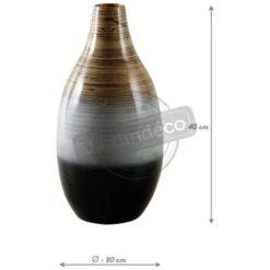 Vase Bambou Laqué 5 Vase Bambou Laqué -Noël Décorer Magasin 16ef29e08d8c4cedad073157a75f93ca