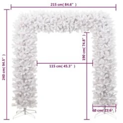 VIDAXL Arche D'arbre De Noël -Noël Décorer Magasin 1a952de206d94957981dc3398dd61c04