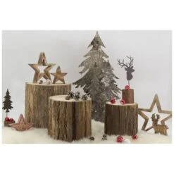 Supports Troncs En Tilleul (Lot De 3) -Noël Décorer Magasin 33bc407633854b7c8a6ced41205dabbe