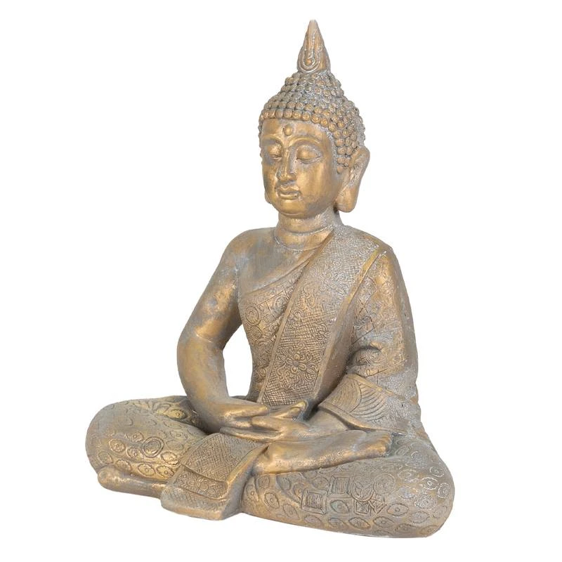 Figure De Bouddha 40x24x48 Cm Bronze 1 Figure De Bouddha 40x24x48 Cm Bronze