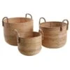 Cache-pot Ronds En Poelet (Lot De 3)