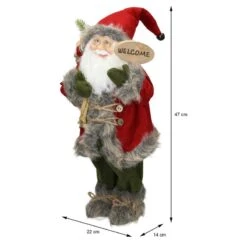 Figurine De Père Noël 24x14x47cm Blanc 23 Figurine De Père Noël 24x14x47cm Blanc -Noël Décorer Magasin 6cca7d4f89824d3eb76395ed55d01b59