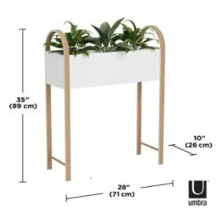 Umbra Jardinière Surélevée En Bois Et Métal Gr -Noël Décorer Magasin 6da7eb081b2c4638b952ae348be1ede4