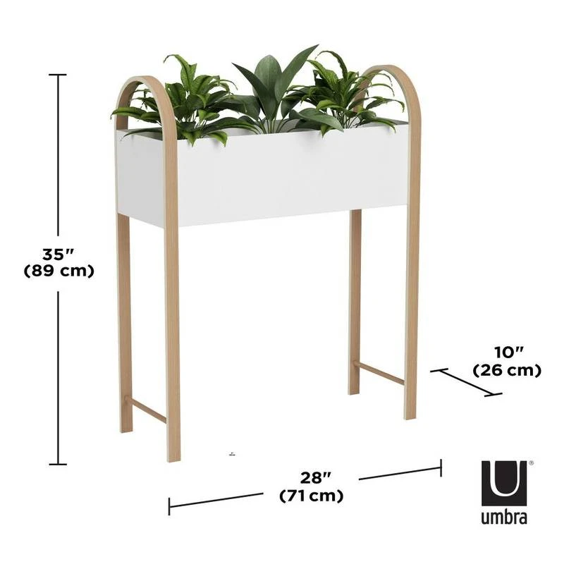 Umbra Jardinière Surélevée En Bois Et Métal Gr 4 Umbra Jardinière Surélevée En Bois Et Métal Gr – Image 4