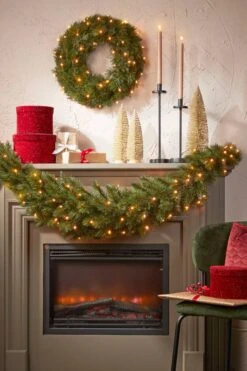 Guirlande Forest Frosted -Noël Décorer Magasin 7fa511b479e3488099893e8e9baaed10