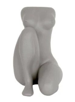 PRESENT TIME Pot De Fleurs Sitting Lady