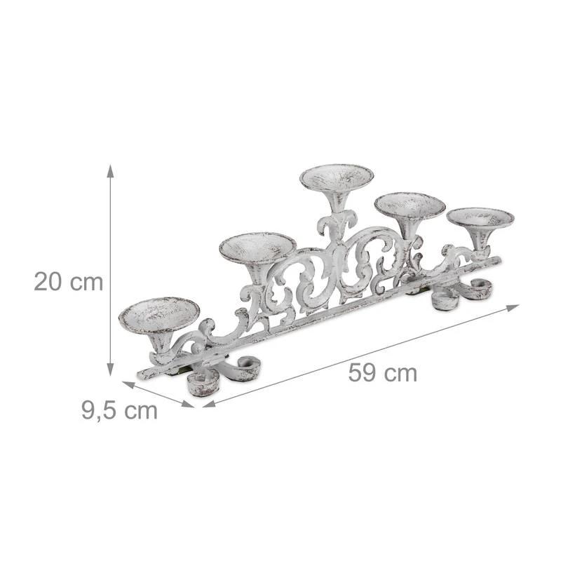 Chandelier 5 Bras Antique 4 Chandelier 5 Bras Antique – Image 4