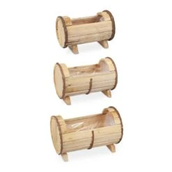 Jardinières En Bois En Lot De 3 -Noël Décorer Magasin a2ecf12994f14c2eb8dc1fe5fdef947e