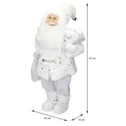 Figurine De Père Noël 24x14x47cm Blanc 17 Figurine De Père Noël 24x14x47cm Blanc -Noël Décorer Magasin a2f4bf7805284d1caecfdd0e4fde6e37