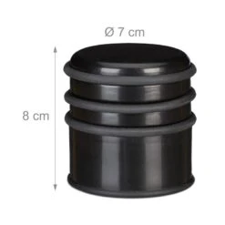 Butoir De Porte Noir En Lot De 4 -Noël Décorer Magasin a6637a6726b947eb8dea18cf94c36fec