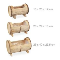 Jardinières En Bois En Lot De 3 -Noël Décorer Magasin b53d99d043a84ac2acbfa12461edc1db
