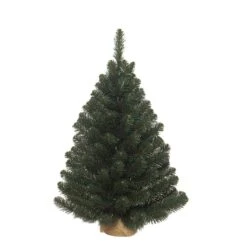 Sapin De Noël Avec Toile De Jute Alpine