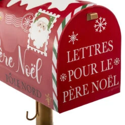 Noël Décorer Magasin -Noël Décorer Magasin boite aux lettres de noel 100 cm rouge 1