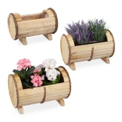Jardinières En Bois En Lot De 3