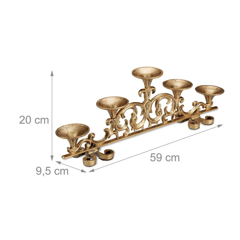 Chandelier 5 Bras Antique 10 Chandelier 5 Bras Antique – Image 10