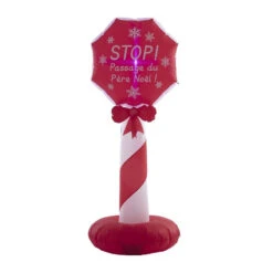 Noël Décorer Magasin -Noël Décorer Magasin pancarte pere noel 152 cm gonflable electrique lumineux 1