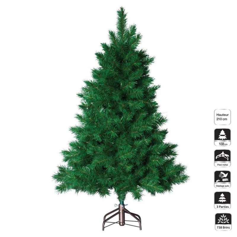 Sapin De Noël 210 Cm Vert Crystal 1 Sapin De Noël 210 Cm Vert Crystal